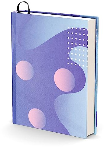 Dehnbare Buchumschläge chulbücher, Jumbo Buchhüllen für Schulbücher Waschbare Stoff Buchschoner strapazierfähige Bucheinband für Hardcover-Bücher Notebooks bis zu 9x11 Zoll (Purple Neon)