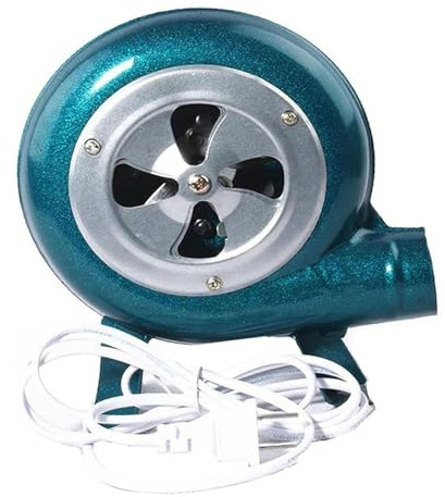 Soplador De Aire Eléctrico Centrífugo - Turbina Soplador De Castillos Hinchables, Parrilla del Encendedor del Carbón De La Fan, Excitador De Llama De Arranque De Fuego De Parrilla(30W)