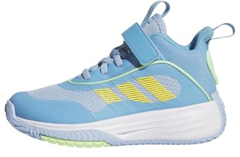 adidas Unisex niños Ownthegame 3.0 Shoes, Glow Blue/FTWR White/Semi Blue Burst, 39 1/3 EU