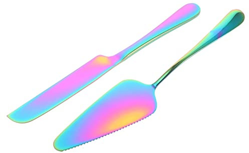 Mobestech Cortador De Tartas Reutilizable Herramientas para Cortar Pasteles Espátula Portátil para Cumpleaños