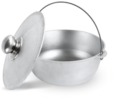 Kazan Kazan en fonte d'aluminium avec anse et couvercle 15 l