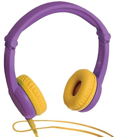 Lunii - Casque Audio Violet - Compatible avec Ma Fabrique à Histoires - pour Les Enfants de 3 à 8 Ans
