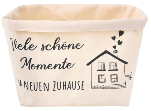 Tinoaly Cestino del Pane, Tanti Bei Momenti Nella Nuova Casa Regalo per Trasloco Sacchetto per Pane Regalo di Benvenuto Casa Panetteria