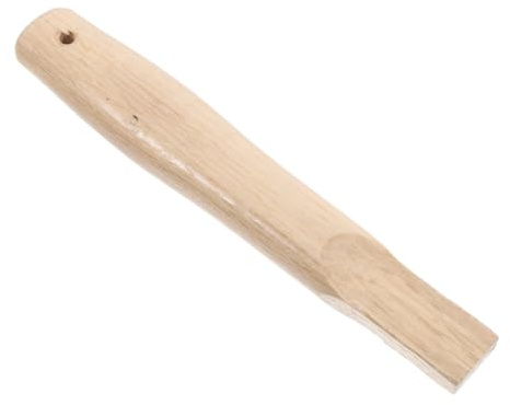 WOONEKY Wooden Grip Hammer Handle Sledge Hammer Replacement Handle Anti-Skid Sturdy 18cm Oak Wood for Hand Tools and Axe Wedge,
