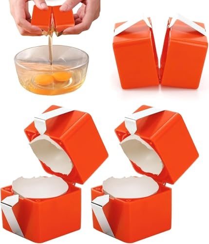 Apriuova per uova, strumento per schiacciare le uova sode, pelapatate per rimuovere gusci, separatore uova, strumenti per sbucciare le uova, gadget da cucina portatili per cucinare