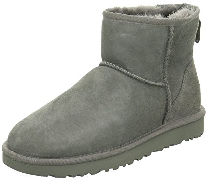UGG Classic Mini Ii dam Klassisk stövel, GRÅ, 36 EU