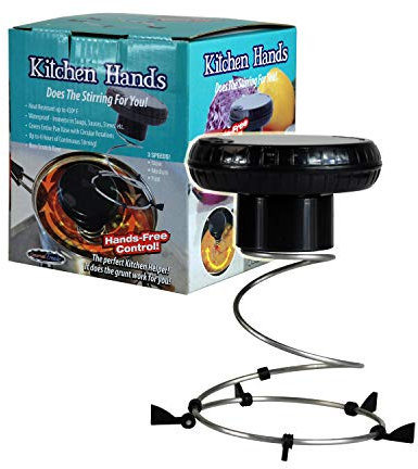 CrazyGadget® Kitchen Hands Cooking Pot Pan Hands Free Stirring Stir Tool Aid - for Soup Sauces Stew etc.