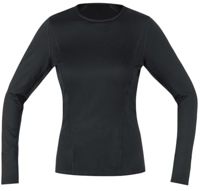 GOREWEAR M Damen Base Layer Shirt Langarm, Black, L