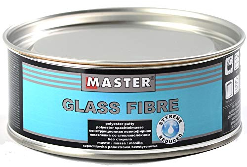 Spachtelmasse Glasfaser 1Kg Polyester inkl. Härter Glasfaserspachtel Polyesterspachtelmasse Spachtel Troton