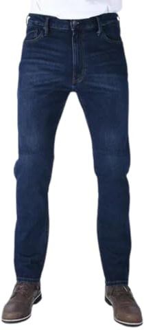 Oxford Pantalones de equitación para Motocicleta AA aprobados originalmente para Hombre, envejecidos, Corte Delgado, 38 W x 32 L, Envejecido