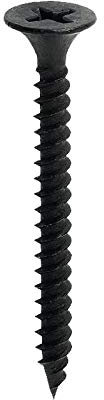 Drywall FINE Black Bugle Head Threaded Screws - Drylining Wood Framework Studding (20, 3.5 x 25mm)