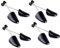 4 pares de longitud ajustable para adultos de zapatos de árbol de camilla soporte para botas moldeador de soporte para hombres tamaño plástico práctico portátil
