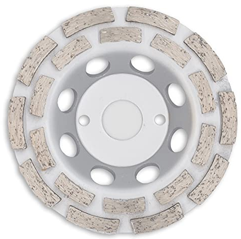 BOXTEC Diamantschleifteller in Premium-Qualität Diamantschleiftopf 22,2 mm doppelreihig für BETON, ESTRICH, MAUERWERK mit hocheffizientem Materialabtrag