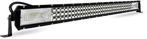 NAIZY 405W 7D LED Auxiliar Headlight Combo 12-24V DC Proyector LED Offroad Light Bar IP67, para SUV, ATV, etc.
