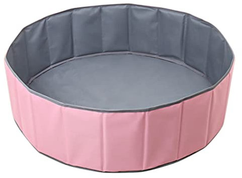 Savieva Foldable Ball Pit for Babies & Dogs | 80/100/120cm Round Play Pool | Durable Polyester Indoor/Outdoor Baby Ball Pit | Portable Design for Nursery, Bedroom, Game Room|(Balls Not Included)
