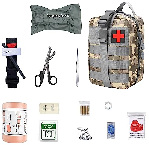 Tactical EMT Medical,táctica Bolsa MOLLE Pouch,Médica Bolsa,Botiquín de Primeros Auxilios,Táctica Compacta Botiquín,Bolsa de Emergencia,Kit Primeros Auxilios,Bolsa EMT Kit de Supervivencia