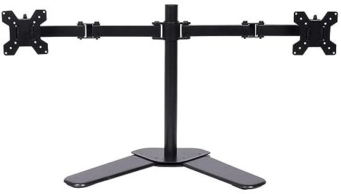 Supporto TV Braccio TV Staffa Tavolo Staffa Di Base Del Monitor Quattro Giunzioni E Rotazioni Dello Schermo Regolazione Altezza 10-27 Pollici (black 2)