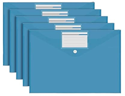 Aktenordner, Schulbedarf, Kunststoff-Aktentasche mit Etikettenverschluss, große Kapazität, Datenticket-Organisationstasche, Testpapier-Aufbewahrungstasche, Ordner, Bürobedarf (50/100 Stück), Akten-Org