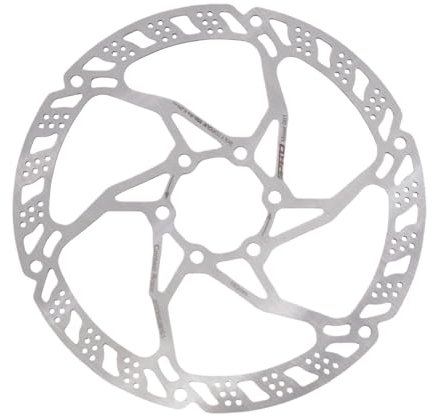 Scheibenbremse Fahrrad Fahrrad-Bremsscheibe, Edelstahl, 160 mm, 180 mm, 203 mm, for MTB, Rennrad, leicht, 6 Schrauben, G3-Bremsscheibe, Silber Bremsscheibe (Color : 1pcs 160mm)