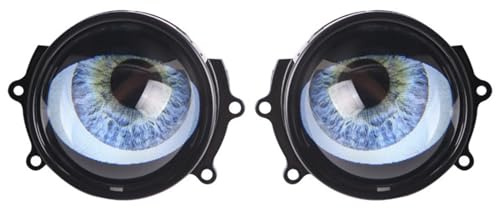 Devil Eyes Light, Faros LED Dinámicos Para Automóvil Devil Eye, Faros De 12 V, Lámpara De Lente De Proyector Con Control WiFi, Bombillas LED Para Faros Automotrices, Lámpara De Lente De Proyector Con
