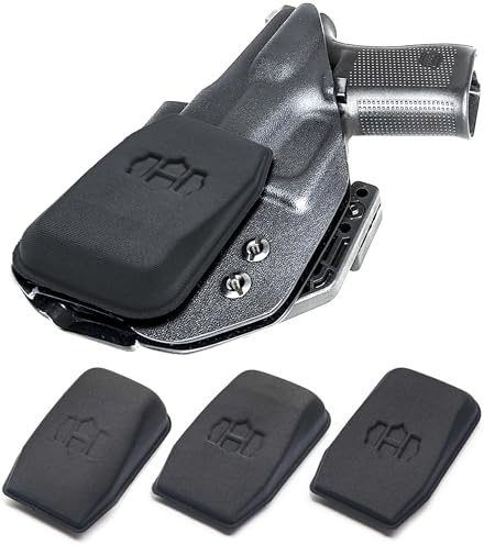 HOGIKUO Holster Wedge Kit for IWB Holster,3 Sizes Universal Foam Pad,Sweatproof Design - Enhanced Comfort for Kydex & Most Holsters (Black)