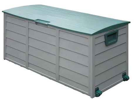 NEONMAN Gartenbox Wasserdicht, Garten-aufbewahrungsbox Balkon Aufbewahrungsbox, Mit Tragbarem Griff Starker Tragfähigkeit und Großer Kapazität, Geeignet für Garten(Grün)