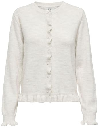 Jdyletty L/S On Frill cardigan KNT Noos, Molndansare, L