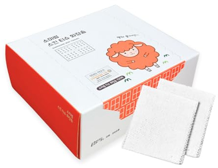 SOMISOME Skin Tissue Cotton Pads - 100% Pure Cotton Pads for Makeup Removal & Skincare, Premium Korean Facial Pads, Lint-Free, Hypoallergenic, Extra Large Size, 100 Count