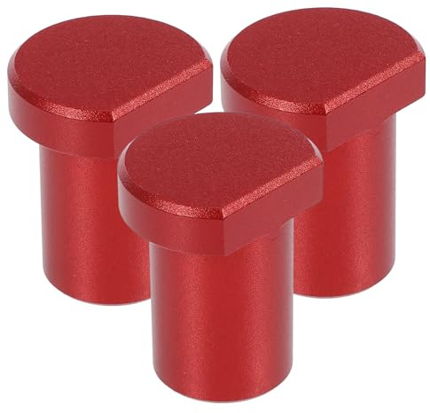 HONITANO 3pcs Aluminum Alloy Workbench Dogs Woodworking Bench Stops Non-Slip Clamps for Secure Planing and Positioning Woodworking Tables