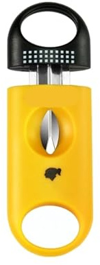 Coupe-cigares, Ensemble De Ciseaux À Cigares De Poche, Coupe En V, Aiguisés, Guillotine, Coupe-cigares De Voyage Portable, Poinçon Rond, Accessoires For Cigares(Yellow)