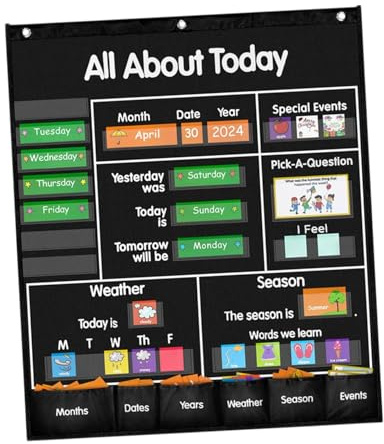 vreplrse Färg Form Räkning Fickdiagram Organisera Kalender Läromedel Hängande Pedagogiskt Kul Väder ABC Bokstäver Diagram Organisera Läromedel Hängande