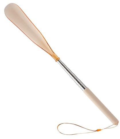 Flexibel skohiss: 25 cm infällbar horn, lätt att använda bärbar skyffel | Praktisk sko för äldre, män, kvinnor, hjälp, resor, daglig komfort, D