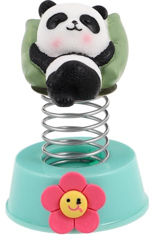 BESPORTBLE Ornement de Tableau de Bord Panda Mignon à Tête Oscillante, Figurine Compacte en Résine pour Décoration Intérieure Voiture, Accessoire Automobile Couleur Aléatoire Style Aléatoire