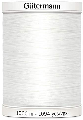 Gutermann (Sewing Thread) Sew All Thread 1000m - White (800)