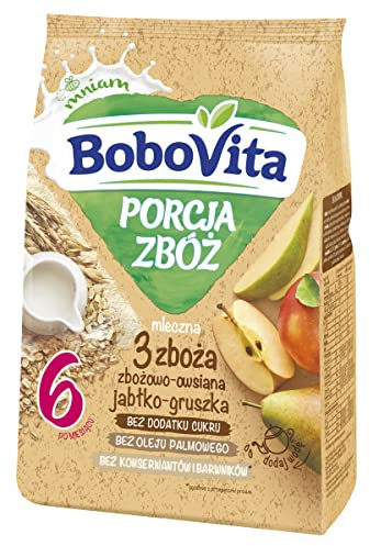 BoboVita Portion Getreide Milchkasche 3 Getreide/Hafer Apfelbbirne je 6 Monate 210 g