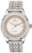 Dugena Herren-Armbanduhr Epsilon Automatik, Automatikuhrwerk, Edelstahlgehäuse, Saphirglas, Edelstahlarmband, Doppelfaltdrückerschließe, 5 bar (Bicolor)