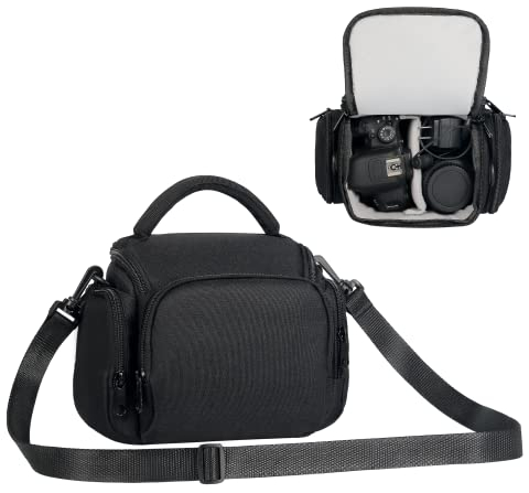 Winning SLR Cameras Case, Waterproof Shockproof DSLR Camera Single Bag, Adjustable Shoulder Strap Compatible with Sony, Canon, Samsung, Fuji, Panasonic, Casio, Nikon