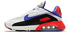 Nike Air Max 2090 EOI Herren Running Trainers DA9357 Sneakers Schuhe (UK 7.5 US 8.5 EU 42, Summit White Racer Blue Black 100)