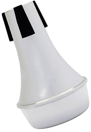 Milisten 1pc Trumpet Mute Trompette Practice Lightweight Trumpet Accessories Silent Trumpet Practice Aluminum Straight Mute Horn Mufflers Supplies Abs Half Closed Appendix