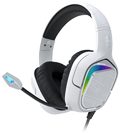 Black Shark Cascos Gaming de PC, PS5, PS4, Xbox, Switch, Auriculares Gaming con Micrófono Plegable Ultraclaro, Controladores Dinámicos de 50mm, Almohadillas para Aislar el Ruido, Controles en Línea