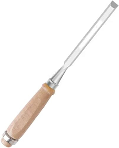 OITTo Juego de Herramientas de Cuchillo de Talla Profesional de cincel de Madera para Mango de Madera de Primera Calidad con Piedras de afilar de gubia de cincel, 10 mm