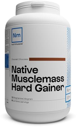 Musclemasse - Hard Gainer | Whey protéine - Maltodextrine - Dextroxe | Prise de masse & Musculation | Nutrimuscle | 1.8 Kg Vanille