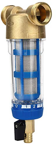 Filtre D'eau à Sédiments Réutilisable 50 Micron avec Rotation pour Toute la Maison Chauffe-eau G1 MNPT G3 4 FNPT Surveillance Efficace