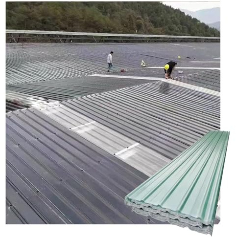 QWEASDF Dachbleche Trapezblech,FRP-Wellplatte,Tageslichtplatten,Transparent Kurzrollen,UV-beständige Dachplatten,für das Ersetzen auf Carport Vordach Gewächshaus(3pcs,0.9 * 1.9M/35 * 75IN_1MM)