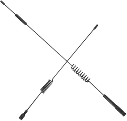 OFFSCH Antena Automotriz De Señal para Coche 2 Piezas Rosca M3x0.5 Antena De Radio Compacta Negra De Techo Vehículo Compatible Uso Exterior y Viaje