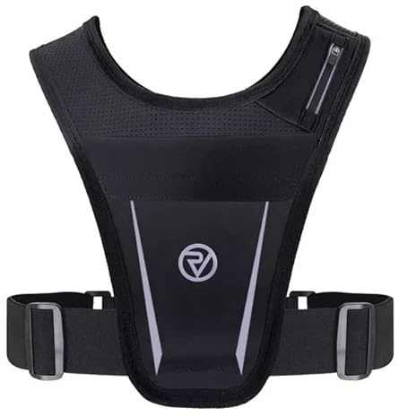 Proviz REFLECT360 Running Vest with Phone Holder – Unisex Lightweight Reflective Vests, Running Vest for Women & Men, Secure Running Phone Holder, Comfortable & Waterproof Exercise Chest Bag