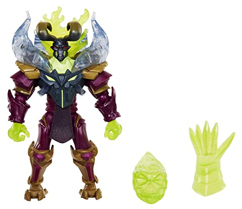 He-Man and The Masters of the Universe Skeletor Reborn-actionfigur med kraftfull attackrörelse och tillbehör, MOTU-samlarleksak för barn från 4 år - HDY38