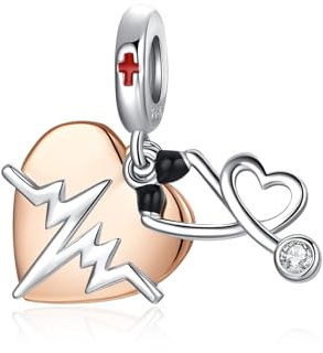 Alstiva Familie Freundschaft Liebe 925 Sterling Silber 5A Zirkonia Charm Anhänger für Armband Charm Bead Pendant für Europäische Armbänder Halsketten Schmuck Geschenk für Damen Frauen