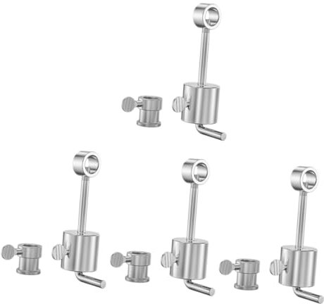 BESPORTBLE 4ensembles Set De Poids Équilibrage Inoxydable Pour Broche à Rôtisserie Accessoire De Barbecue Électrique Poids De Support Pour Cuisson Uniforme