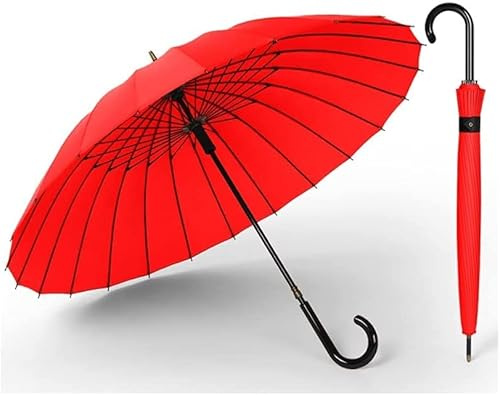 ZUOZUIYQ Regenschirm, Golfschirm, übergroß, Winddicht, Stockschirm, Hakengriff, schnell trocknend, Verstärkung, Stockschirm für Damen und Herren, Outdoor-Sport, Golfschirme